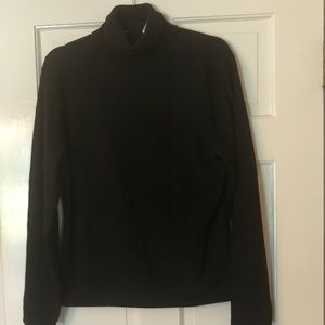EUC Saks Fifth Avenue 100% Black Cashmere Sweater
